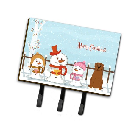 Carolines Treasures Merry Christmas Carolers Dogue De Bourdeaux Leash or Key Holder BB2404TH68